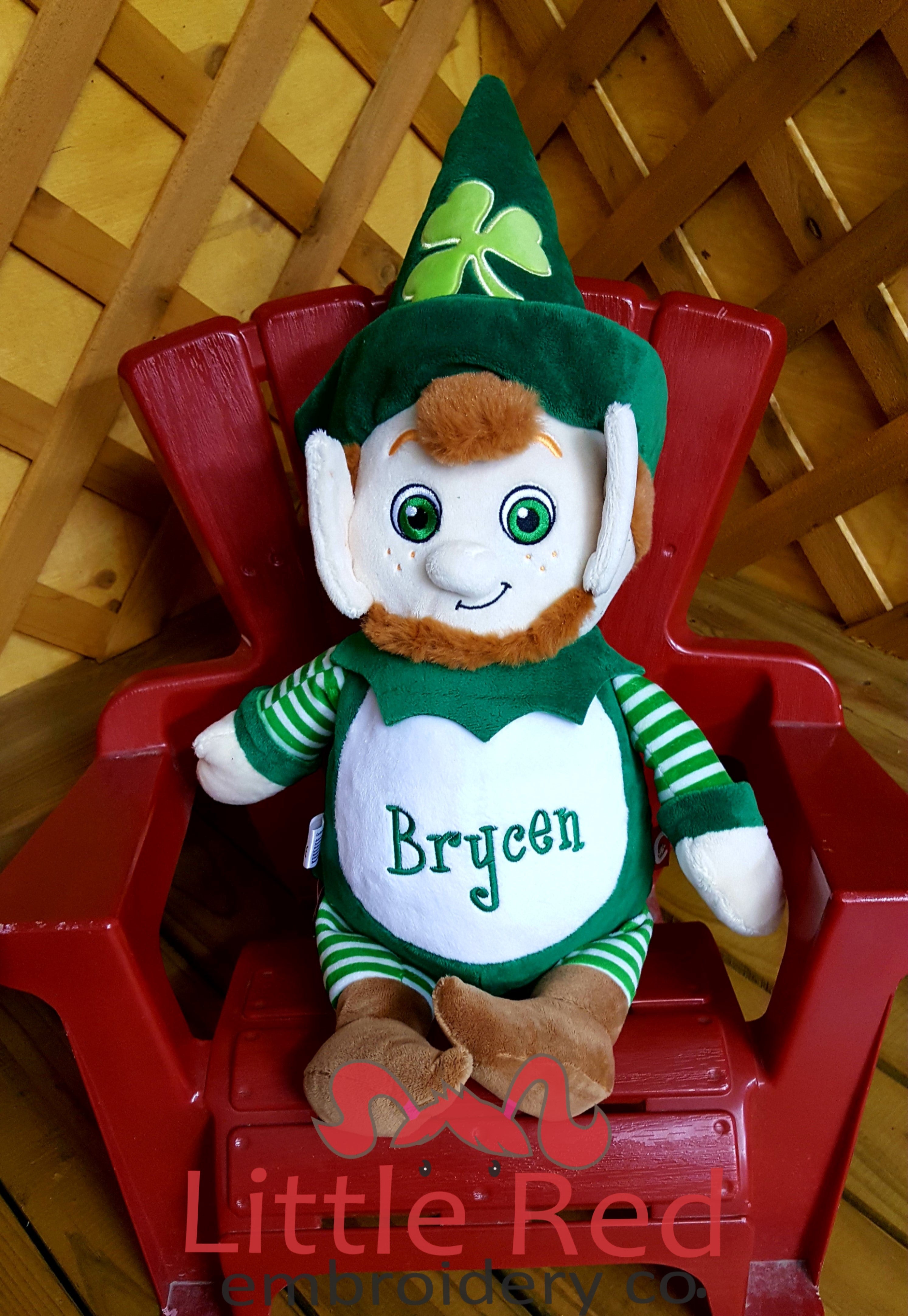 Cubbies™ Leprechaun Stuffie with Custom Embroidery