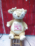 Cubbies™ Fawn Stuffie with Custom Embroidery