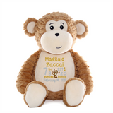 Cubbies™ Monkey Stuffie with Custom Embroidery
