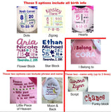 Little Elska Pink Tie-Dye Bear Stuffie with Custom Embroidery