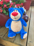 Cubbies™ Royal Blue Bear Stuffie with Custom Embroidery