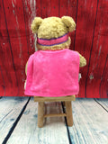 Cubbies™ Pink Hero Bear Stuffie with Custom Embroidery
