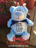 Cubbies™ Light Blue Bear Stuffie with Custom Embroidery