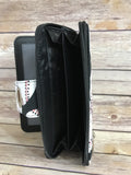 Baseball Quilted Organizer Clutch Wallet