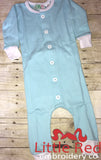 Ellie O Soft and Sweet Faux Flap Jammies for Infants and Toddlers - Light Blue