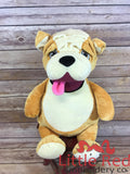 Cubbies™ Signature Collection Bulldog Stuffie with Custom Embroidery