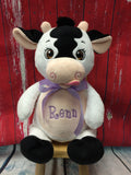 Cubbies™ Cow Stuffie with Custom Embroidery