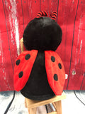 Cubbies™ Signature Collection Red & Black Ladybug Stuffie with Custom Embroidery