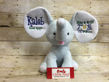 Cubbies™ Light Blue Dumble Elephant with Custom Embroidery