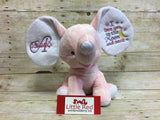 Cubbies™ Light Pink Dumble Elephant with Custom Embroidery