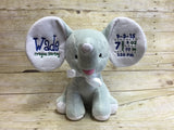 Cubbies™ Light Blue Dumble Elephant with Custom Embroidery