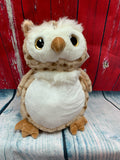 Embroider Buddy Oberon Owl Stuffie with Custom Embroidery