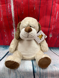 Embroider Buddy Dalton Puppy Stuffie with Custom Embroidery