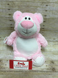 Cubbies™ Pink Bear Stuffie with Custom Embroidery