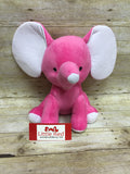 Cubbies™ Hot Pink Dumble Elephant with Custom Embroidery