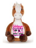 Cubbies™ Horse Stuffie with Custom Embroidery