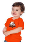 SBL Warriors logo Orange T-shirt (Infant, Toddler, and Youth Sizes)
