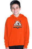 SBL Warriors logo Orange Fleece Hoodie (Toddler and Youth Sizes)